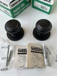 Weiser Troy Single Dummy Knob Universal Doors 9WNA Venetian Bronze -pair (2). Fixed Price $12.50.