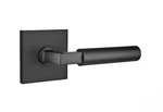 Emtek C5110HECUS19 Hercules Passagedoor Lever Set With Square Rose- Flat Black. Fixed Price $112.49.