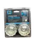 Nib Crystal Glass Door Knobs Franklin Mfg 800CS Sealed Complete Set. Fixed Price $17.81.
