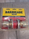 Barricade By Yale Keyed Entry Door Knob Set Replaces Most Brands Easy To Install. Fixed Price $8.96.