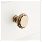 Signature Hardware Ardell Brass Cabinet Knob Antique (pack Of 6). Fixed Price $40.00.
