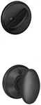 Schlage F59-SIE Sienna Single Cylinder Interior Pack Exterior Black. Fixed Price $94.03.