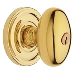 Baldwin Keyed Entry Lockset Egg Knob. Solid Brass. The Images Collection.. Fixed Price $99.00.
