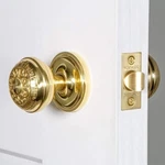 Nostalgic Warehouse Classic Rosette With Egg & Dart Round Door Knob. Fixed Price $130.00.