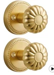 Sorwduerm Door Privacy Satin Brass Gold Bathroom, Bedroom 2 Pack. Fixed Price $40.00.