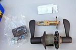 Schlage Passage Door Lever #F10ACC 613 Accent Oil Rubbed Bronze New S6194. Fixed Price $38.99.