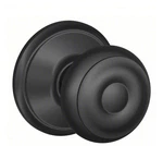 Schlage Door Lockset: Passage Knob Locksets, Black F10 Geo 622. Fixed Price $23.50.