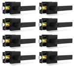 Razcc Door Levers, Matte Black PRIVACY-8 Pack,. Fixed Price $148.15.