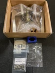 Emtek 5210HLOUS15LH Helios Privacy Door Lever Set, Square Rose - Satin Nickel. Fixed Price $128.99.