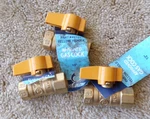 You Get 3 - Midline Everflow Gas Cock Ball Valves Threaded 1/2" 4512Y; C14. Fixed Price $9.98.