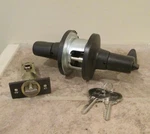 Lot Of 2 Wright Impressions Keyed Entry Door Brass Handle Set - Serenade Nip. Fixed Price $45.00.