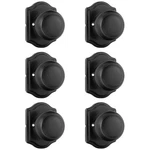 Goldenwarm Matte Black Dummy Door Knobs Single Side Interior Handles 6 Pieces. Fixed Price $72.46.