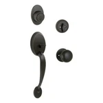 Design House Coventry Brass Handle Set With Cambridge Knob In Bronze. Fixed Price $132.67.
