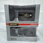 Defiant Naples Keyed Entry Door Lever Satin Nickel 1008974335. Fixed Price $34.99.