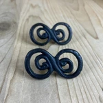 Liberty Double Swirl Drawer Pull Knob Set Of Black Metal 2.5 Inch. Fixed Price $6.16.