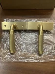 Emtek 5607US4.RAUS4.KNUS4.LH Select Bar Knurled Lever W/stretto Rosette. Fixed Price $85.50.