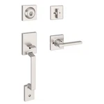 Kwikset Amador Satin Nickel Single Cylinder Entry Handleset Hollis Lever. Fixed Price $79.99.