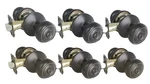 Defiant Hartford Aged Bronze Bed & Bath Door Knob Contractor 6-PACK 1005581673. Fixed Price $44.95.