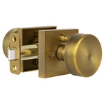 Antique Brass Door Privacy Knobs Interior With L.... Fixed Price $48.74.