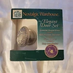 Dummy Set Satin Nickel Rose Nostalgic Warehouse Elegant Door Victorian New. Fixed Price $24.00.