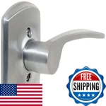 Schlage F10-MER-GRW Merano Passage Door Lever Set Decorative Greenwich Rose. Fixed Price $87.95.