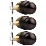 Probrico Oil Rubbed Bronze Passage Door Lock Set Interior Keyless Knob Handles. Fixed Price $37.84.