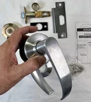 Schlage S10D Nep 626 Passage Lock 1-3/4" Door Adj Backset Dull Chrome. Fixed Price $96.00.