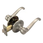 Design House Scroll 2-WAY Brass Privacy Door Lever Satin Nickel. Fixed Price $41.75.