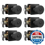 Goldenwarm Matte Black Door Knobs Interior Privacy For Bedroom. Fixed Price $94.12.