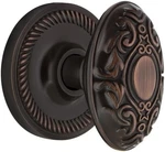 Nostalgic Warehouse 709717 Rope Rosette Victorian Knob Passage 2.75" Bronze. Fixed Price $164.00.
