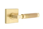 Emtek Select Passage, L-square Stem, Knurled Lever, Satin Brass Lh. Fixed Price $226.40.