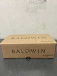 Baldwin FDCRYTAR150 Crystal Dummy Knob Set - Satin Nickel With Arch Rose. Fixed Price $137.99.