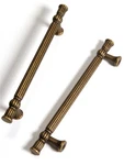 Antique Brass Cabinet Pulls - 5"(128MM) Hole Center Classic Vintage Drawer Ha.... Fixed Price $23.30.