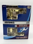 Brinks Keyed Entry Wave Lever Polished Brass High Security ( 2706-105 ) *no Keys. Fixed Price $15.00.