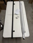 Emtek Round Long Door Pull 48 Total Length, 36 Center Flat Black. Fixed Price $229.00.