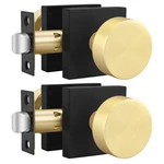 Goldenwarm Black And Closet Door Knobs Interior Passage Lever. Fixed Price $79.48.