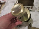 Vtg Kwikset Lockset 200B RCL4- RCS4 US5 Bel Air Passage Door Antique Brass. Fixed Price $8.39.