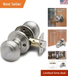 Heavy Duty Reversible Passage Door Knob Easy Install For Bedrooms & Bathrooms. Fixed Price $22.79.