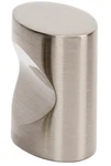 New-creations By Alno 30MM Brass Oval Cabinet Pull Knobs--satin (brushed) Nickel. Fixed Price $7.99.