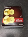 Mountain Security Keyed Entry Polished Brass Deadbolt's Missing Keys M22A. Fixed Price $11.20.