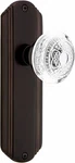Nostalgic Warehouse 750715 Deco Single Dummy Door Knob Crystal Egg Dart Bronze. Fixed Price $39.99.