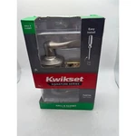 Kwikset Tustin Hall And Closet Door Lever Lock Satin Nickel 97200-777. Fixed Price $19.00.