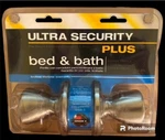 Ultra Security Plus Rittenhouse Satin Nickel Bed And Bath Knob. Fixed Price $18.00.