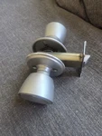 Weiser Door Knob, Interior, One Dummy Handle Screws. Fixed Price $10.00.