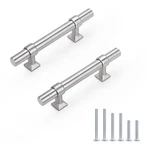 Knobelite 15 Pack Brushed Nickel Cabinet Pulls 2.5 Inch Hole Centers Stainless. Fixed Price $46.60.