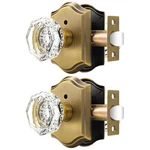 Orger Octagonal Crystal Door Knobs 2 Pack, Interior Privacy Handle For B.... Fixed Price $65.74.