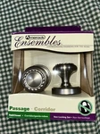 Amerock Ensembles Door Knobs Non-locking Closet Satin Chrome Rope Design Nos. Fixed Price $15.00.