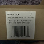 Schlage J40SOL626 Privacy Door Lever - Satin Nickel. Fixed Price $20.00.