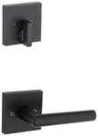 Kwikset 966MILSQT.UNIV Milan Lever Single Cylinder Interior Pack - Black. Fixed Price $54.18.