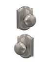 Schlage Custom Plymouth- Camelot Satin Nickel Dummy Door Knob FC172 619. Fixed Price $18.99.